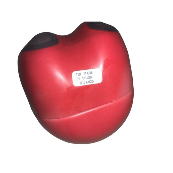 Christmas Santa Shaped Tin Gift Package Box Roly Poly EMPTY - Picture 4 of 6